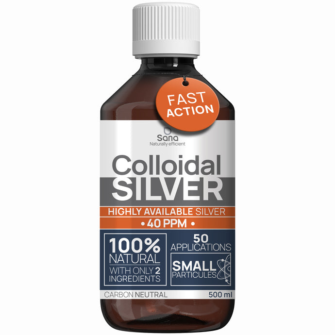 Sana Plata Coloidal 40 PPM 500mL